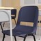Flash Furniture 661 lb. Capacity Navy Stack Chair w/ Black Frame RUT-16-PDR-NAVY-GG - alternate 3
